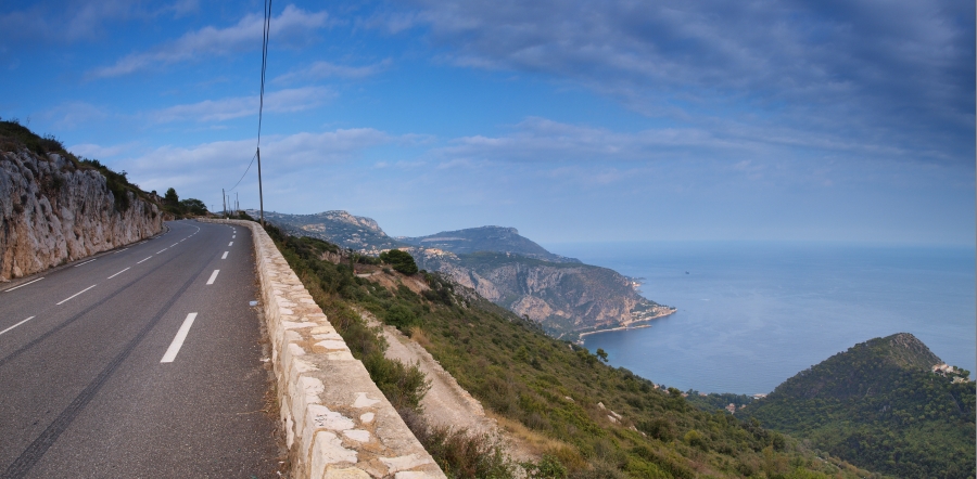 Cycling above Mediteranean sea